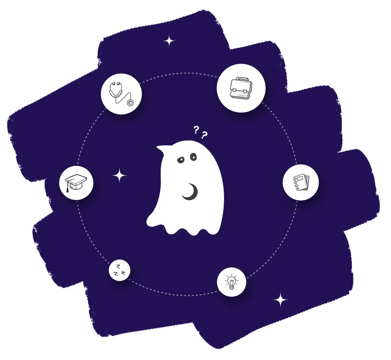 Write It Great ghost illustration
